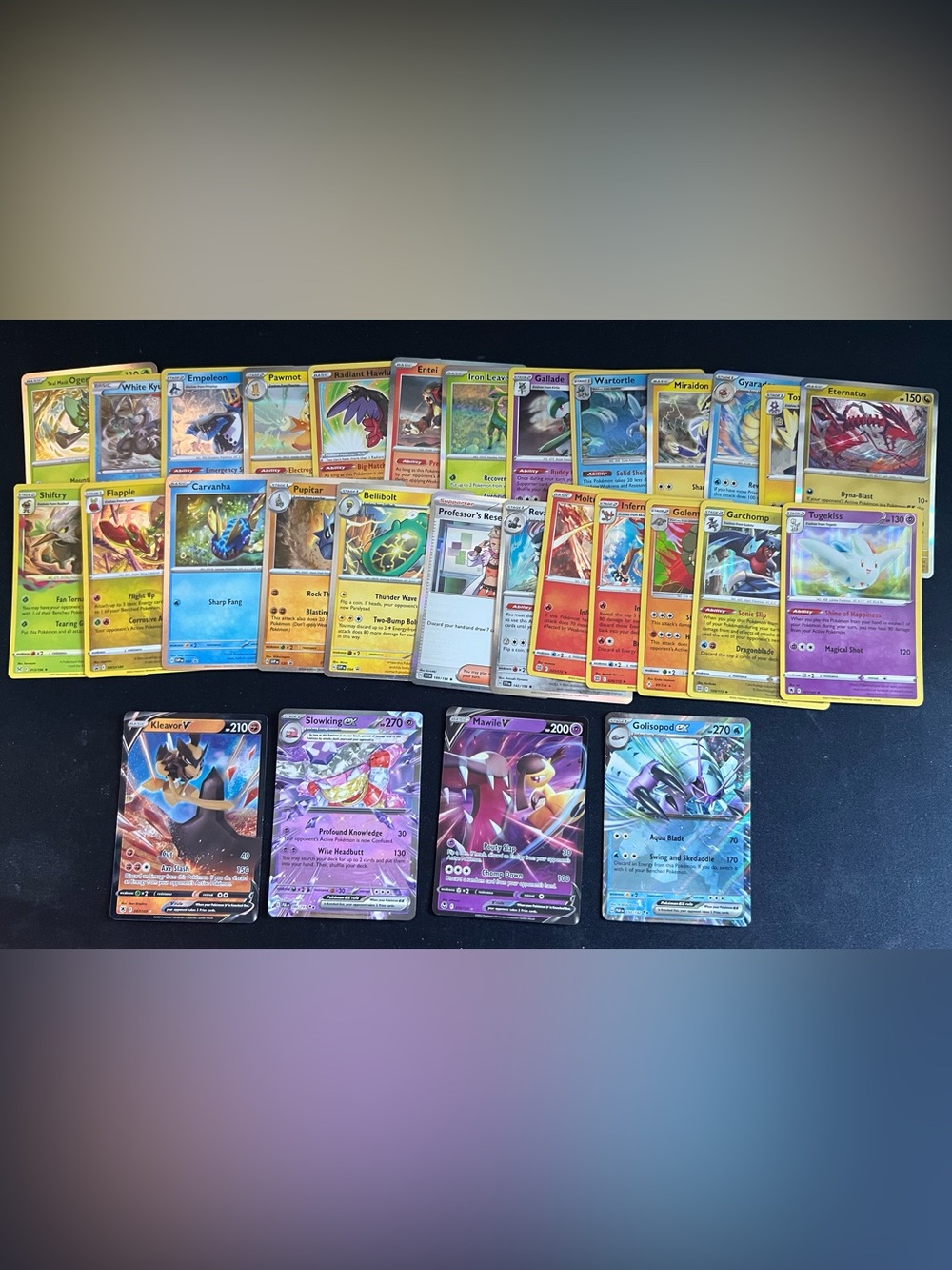 Holo Rare, 2V and 2 EX Pokemon Card Lot (Lot 5)